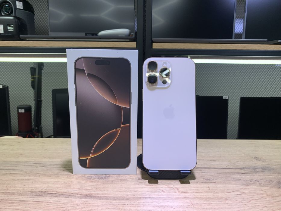 iPhone 16 Pro Max, 512 GB, Desert Titanium, АКБ 100%, 1237/А10