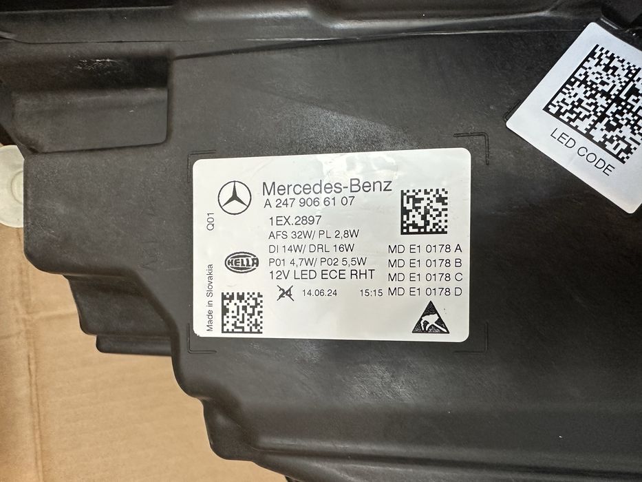 Faruri, Far stanga, Far dreapta Mercedes GLA W247 LED HIGH PERFORMANCE