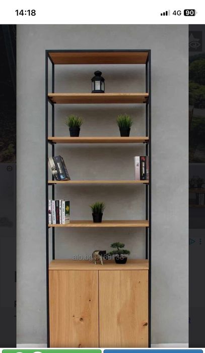 Мебели от дърво и желязо