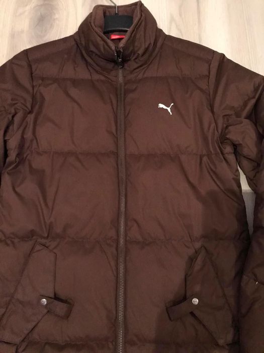 Geaca dama, interior puf, PUMA, mărime S, stare foarte buna, maro