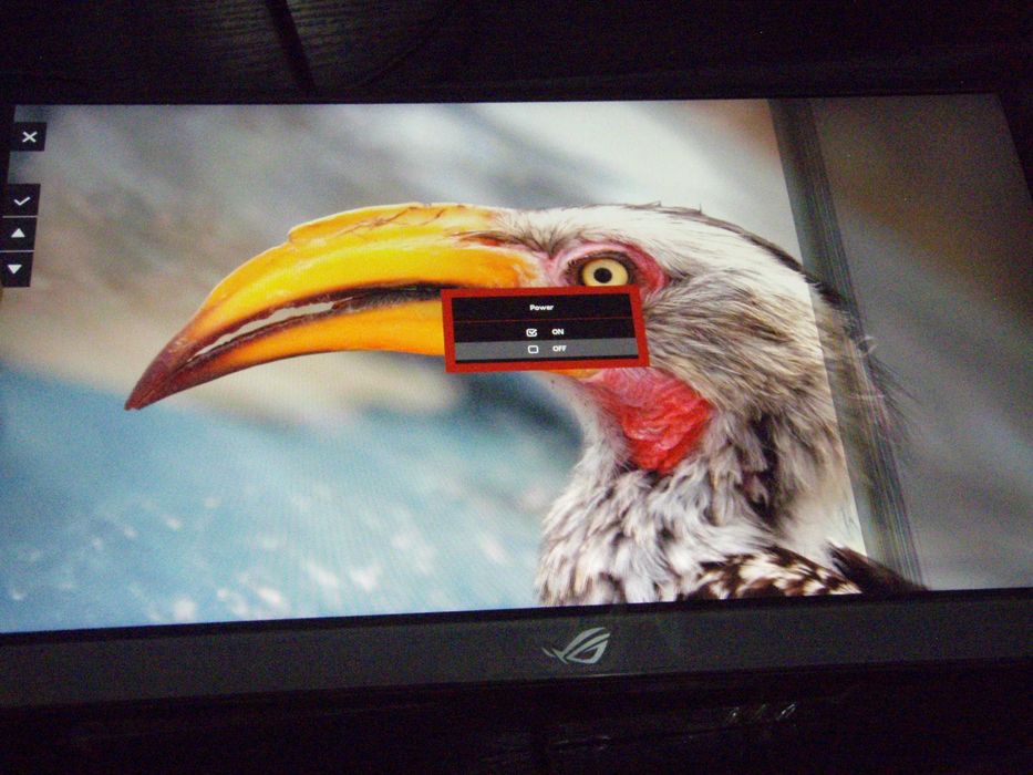 Monitor extern 17.3" FullHD 240Hz Asus ROG Strix XG17 cu probleme