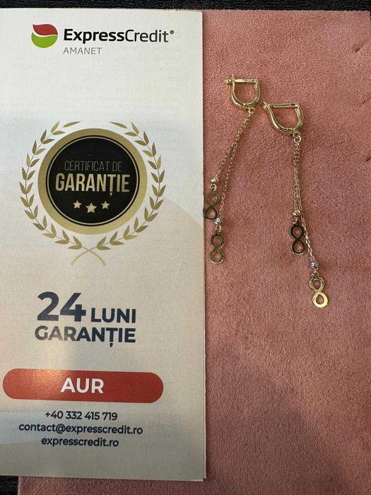 Cercei 14k 2.22g (Iulius Mall)(B.141.3) Garantie 2 anI!