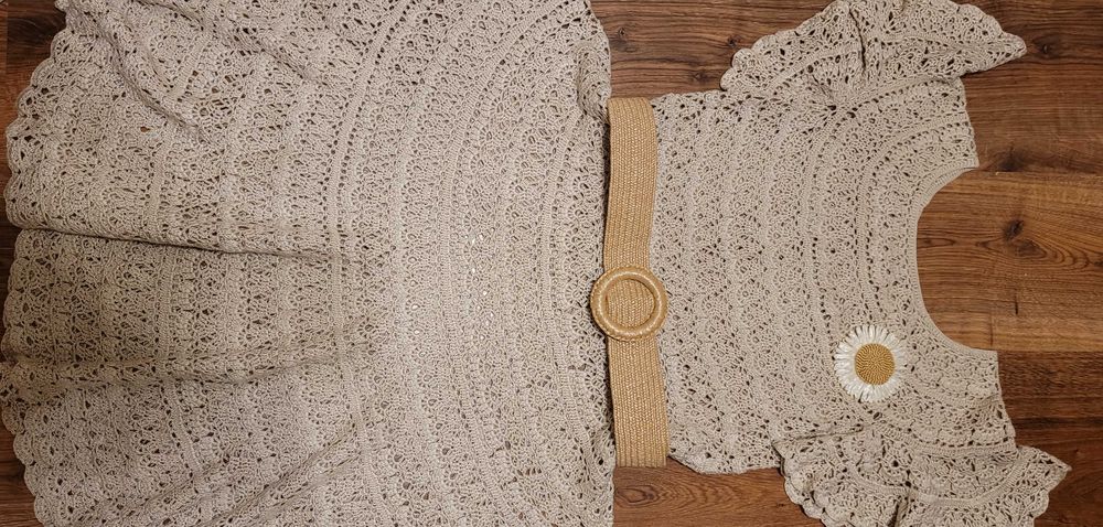 Rochie crosetata manual din macrame
