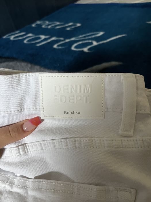 Blugi albi Zara super skinny