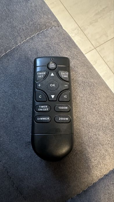 Semineu electric, Alb , telecomanda