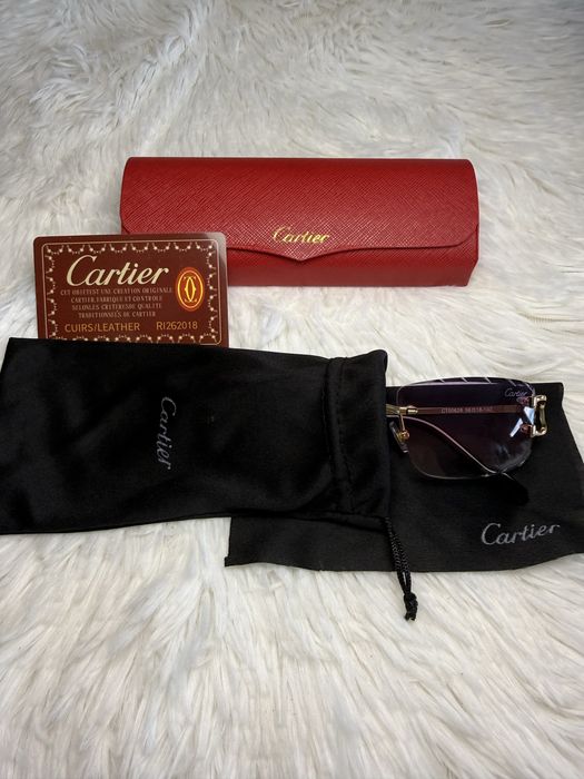 Cartier rimless sunglasses слънчеви очила