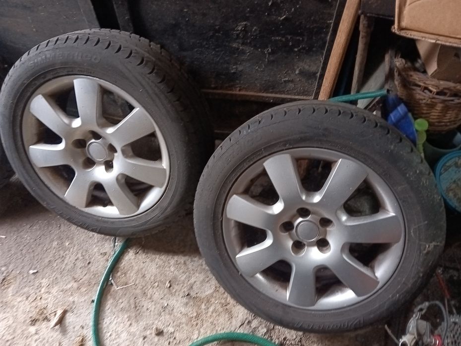 Jante aliaj Volkswagen, Skoda,cu cauciucuri de vară 205/55 R16