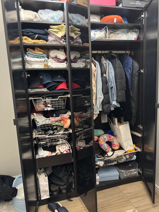 Шкаф IKEA черный