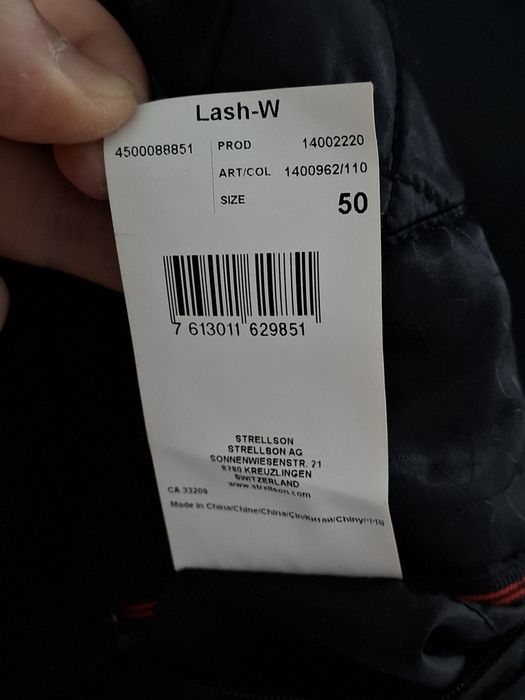 Geaca bărbați Strellson Lash-W mărime L neagra windproof matlasata