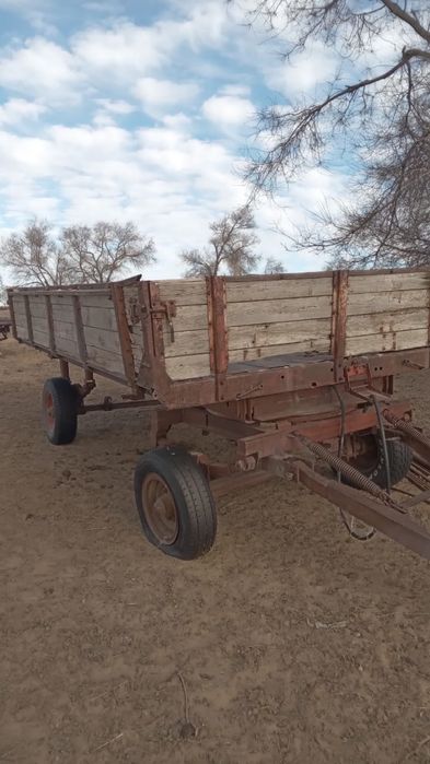 Трактор, Тележка, Косилка