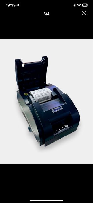 Чековый Термопринтер Xprinter XP-58IIH Lan Сетевой + USB, 58 mm