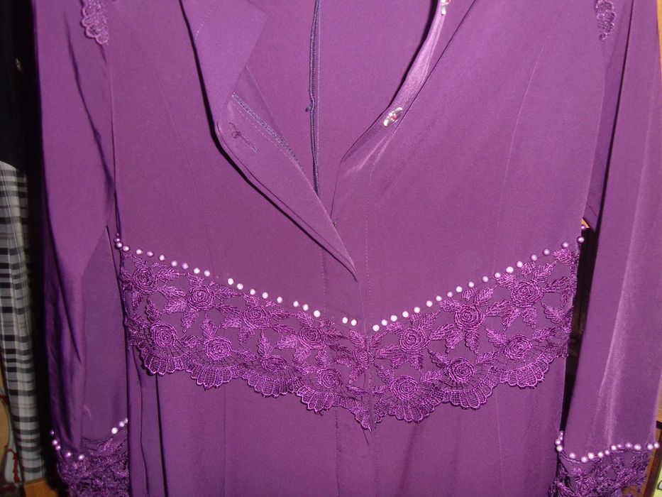 set rochie lunga+ sacou lung