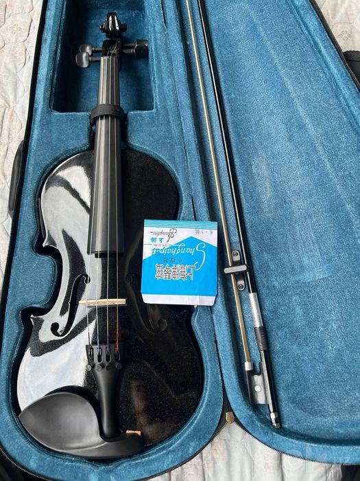 Skripka akustik ham elektr
