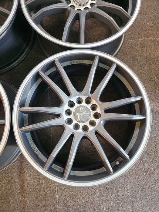 4 Jante Aliaj 5x112 / 5x120 8J ET 45 - Keskin Racing BMW Seria 1 Seria 3 Seria 5 E60 F10 X3 X4 / Audi A3 A4 A5 A6 A7 / VW SKODA SEAT