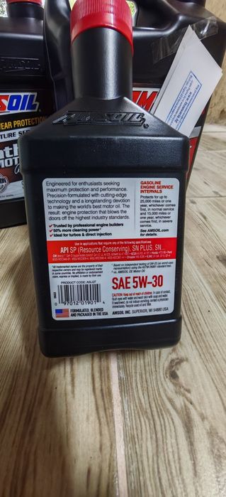 Синтетично масло Amsoil 5w30