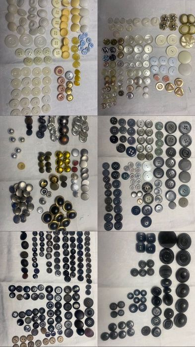 Пуговицы СССР, пряжа, иглы, тесьма