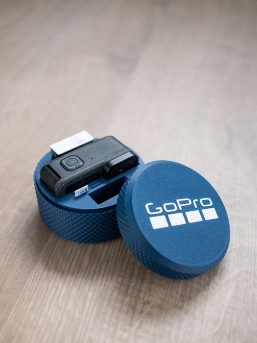Cutie de depozitare pentru GoPro + baterie + card SD