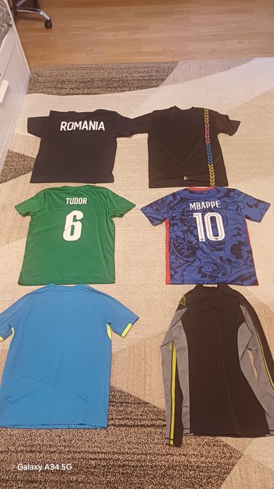 Tricouri antrenament fotbal copii 152-164