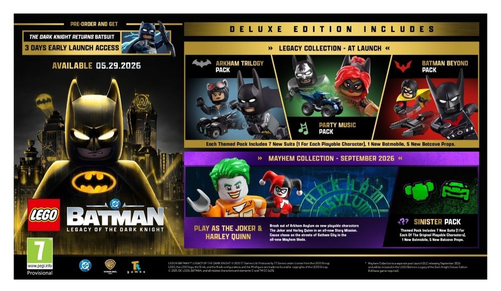 Lego Batman: Legacy of the Dark Knight - Deluxe Edition (Nintendo Switch 2)