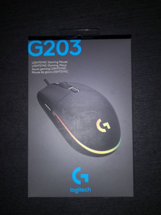 Logitech G203 LIGHTSYNC, stare impecabilă