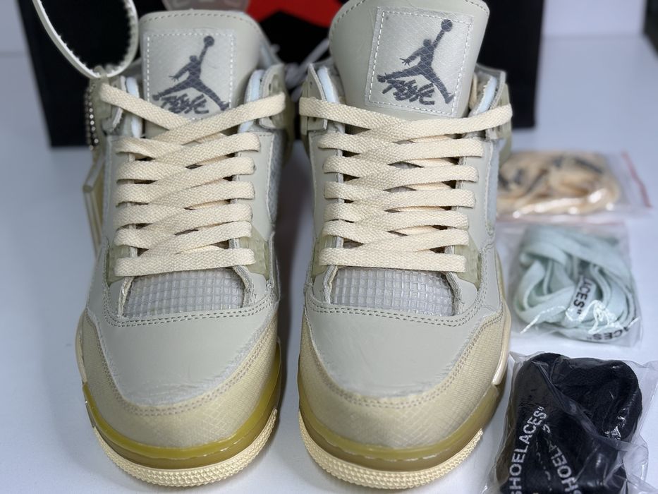 Jordan 4 Retro Off White Sneakers 40-44
