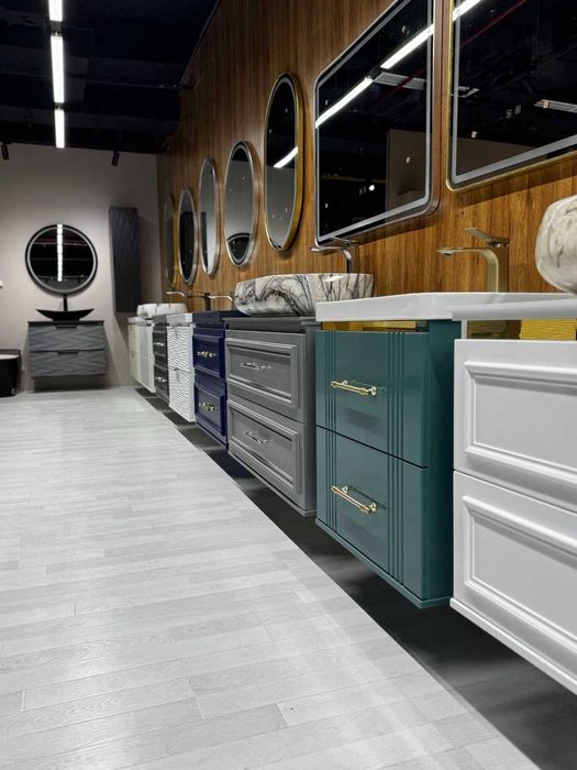 Стильная тумба PVC с раковиной от производителя OSSO CERAMICS