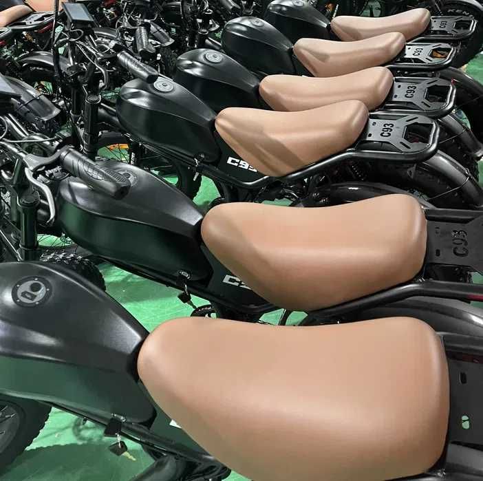 Електрически велосипед Electric C93 , 48V ,1000W, 20Ah,кафяв цвят