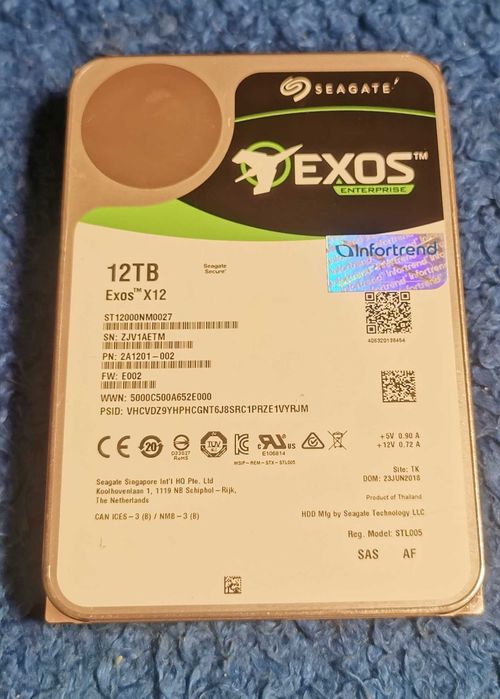 hdd seagate 12tb sas