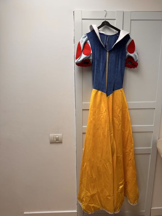 Rochie carnaval Alba ca Zapada/ Rapunzel