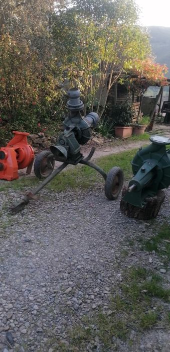 Pompa de irigat și aspeesoare.