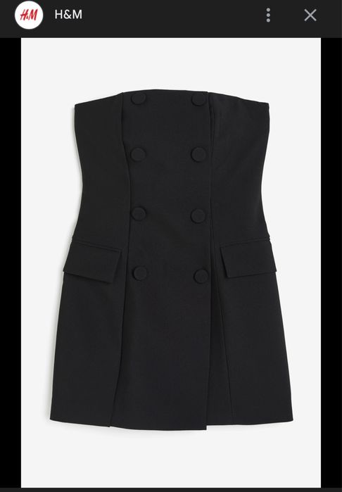 Черна рокля H&M – елегантен модел