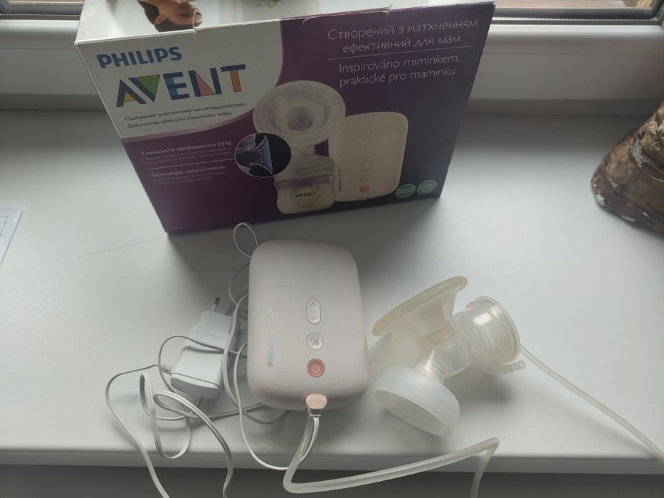 Pompa de san electrica PHILIPS AVENT SCF395/31, roz-alb