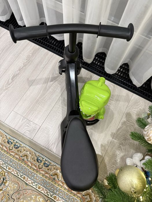 Беговел Qplay tech bike черный от 2-4 лет