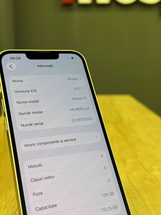 iPhone 13 Starlight Alb 128 GB 100% Baterie #5041