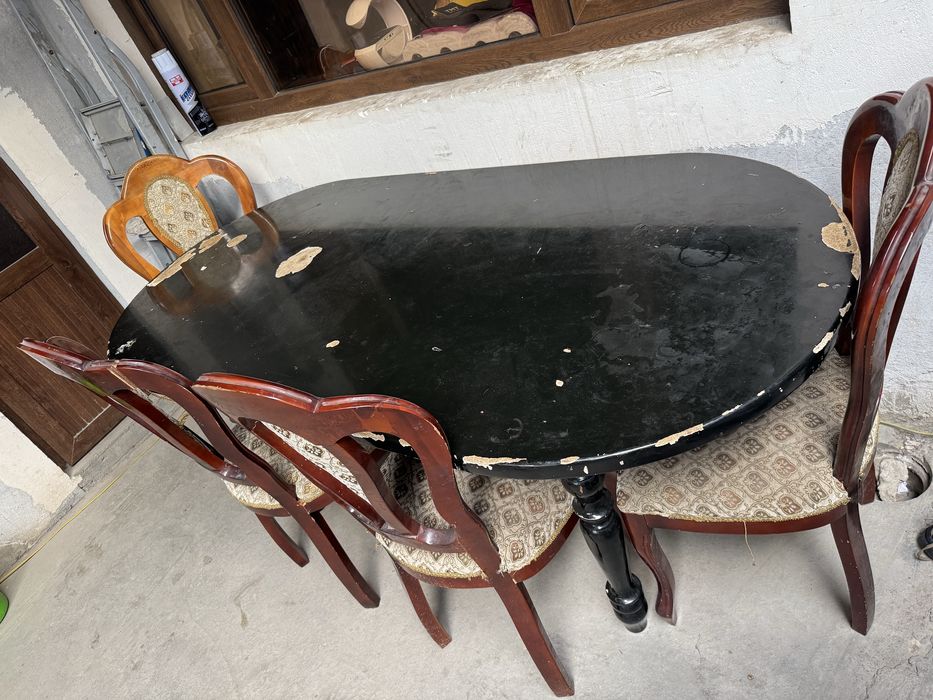 Stol stul 6 ga 1 стол стул