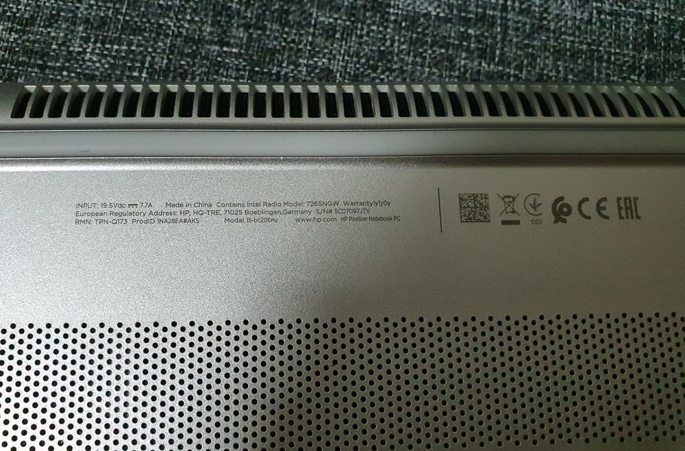 HP Pavilion 128ssd+ 1tb