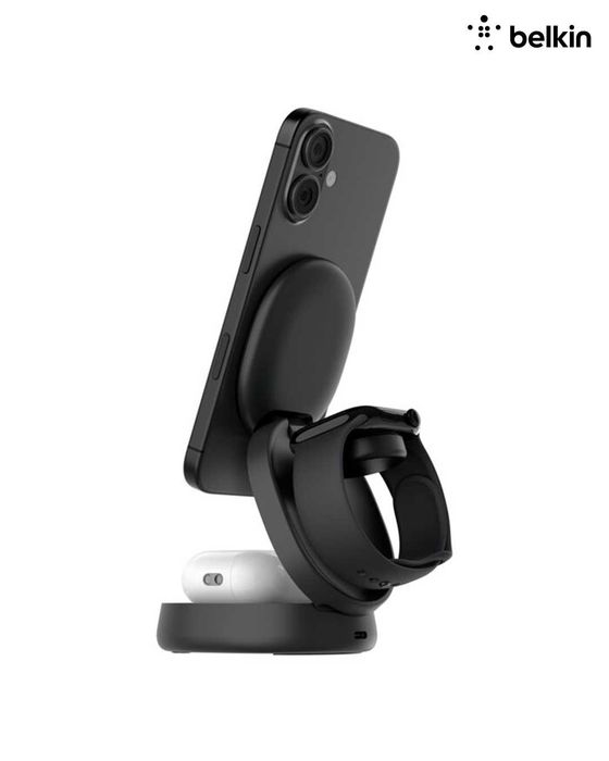 Беспроводная зарядка Belkin 3-in-1 Convertible Charging Stand