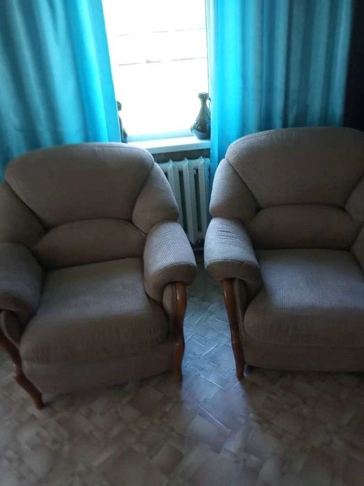 Мягкий уголок - диван-кровать + 2 кресла