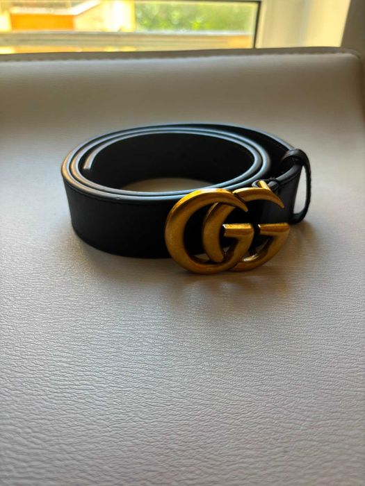 Curea Originală Gucci Interlocking G Leather Belt – Mărimea 80/32 (Verificabilă)