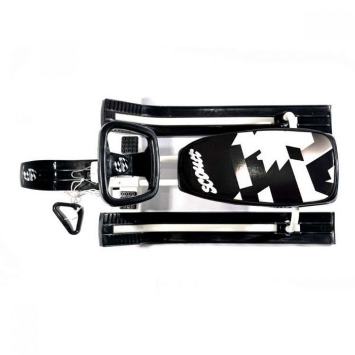 Зимна шейна с кормило, предни и задни ски и метална спирачка Mustang