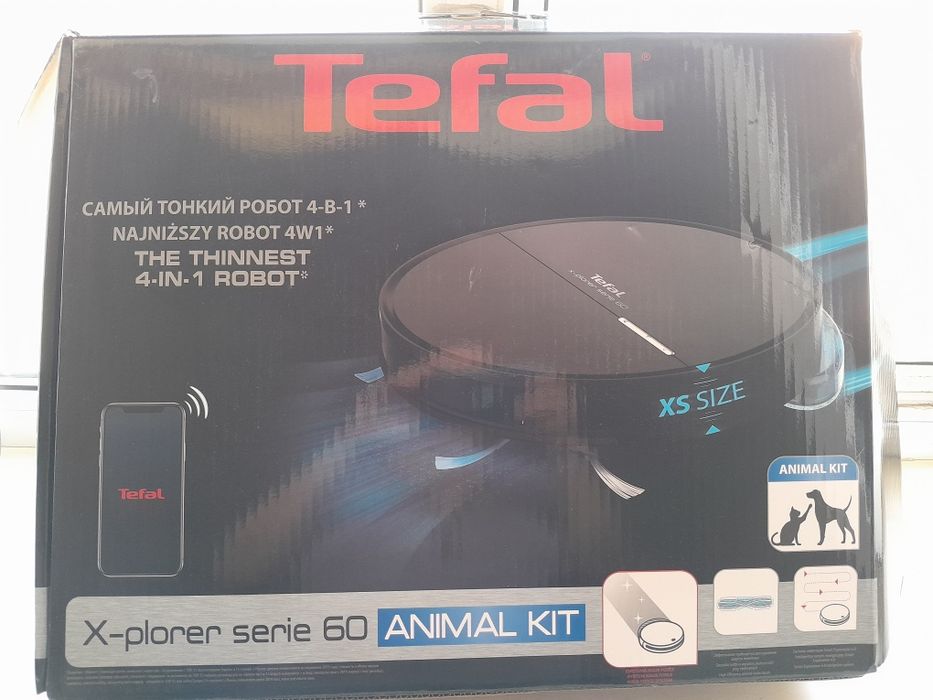 Новый робот пылесос Tefal