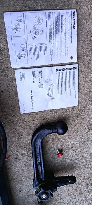 Cârlig remorcare detașabil Dacia Renault