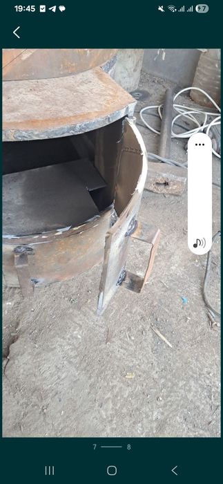 Печ для баня и оградки