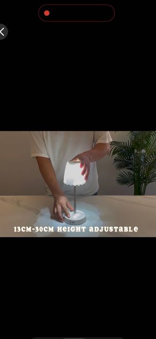 Lampă LED RGB cu senzor gesturi – modernă, reîncărcabilă