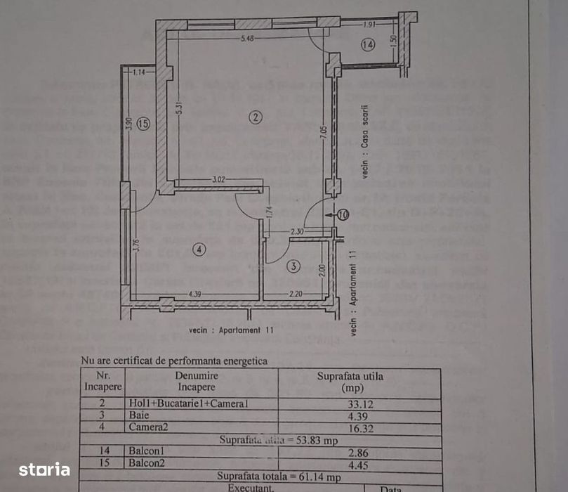 Apartament 2 camere zona Primo
