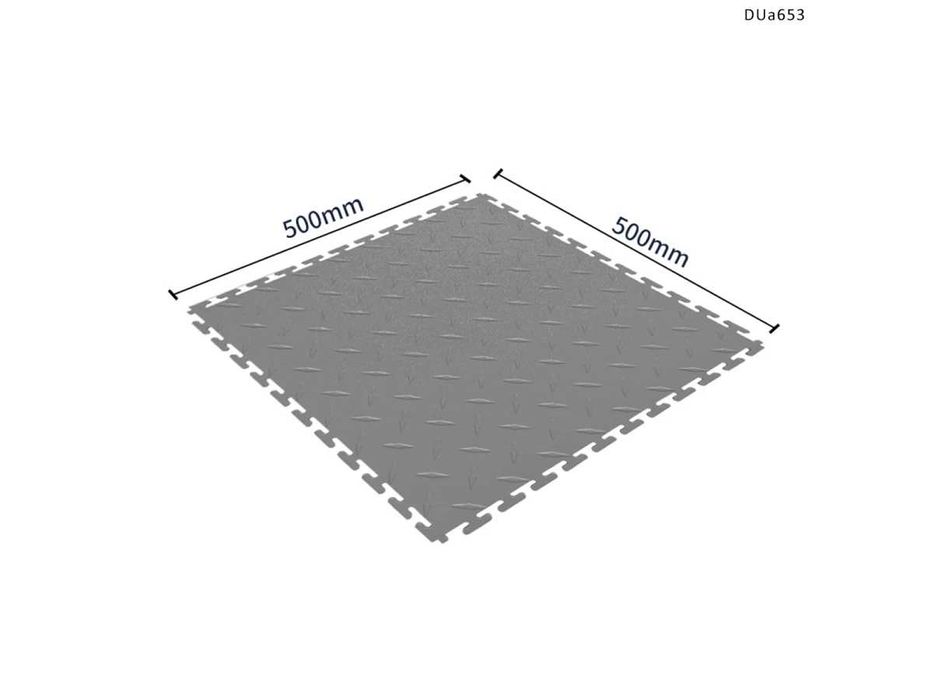 Pardoseală PVC gri antiderapantă rezistentă pe garaj,atelier,depozit