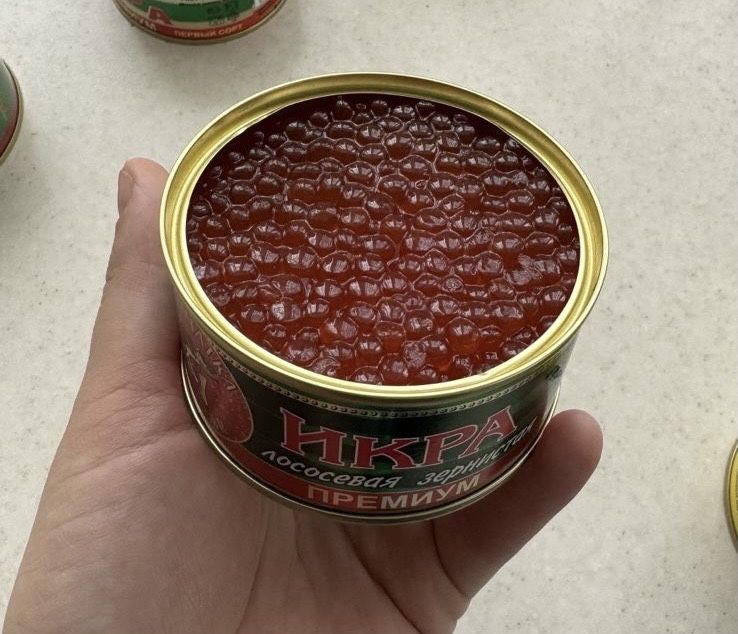 Икра красная-черная