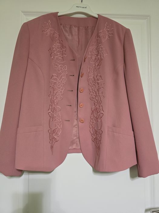 Sacou elegant corai 44