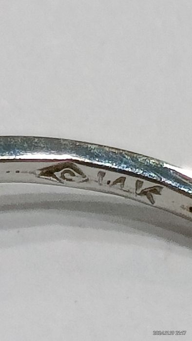 Vind inel din aur 14kt cu diamant 0, 30ct