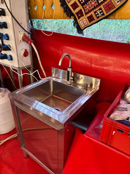 Chiuveta mobila/portabila profesionala Inox Qveta